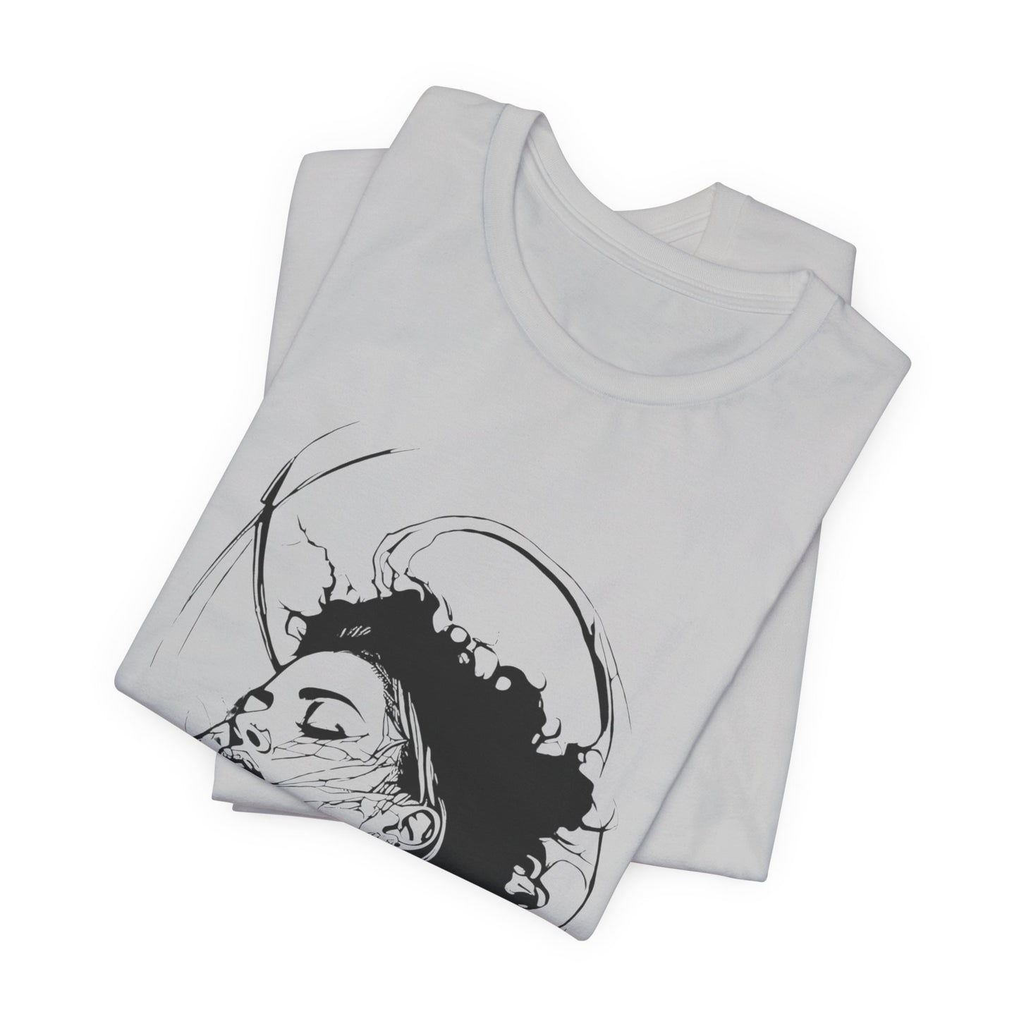Halo & Smoke (T-Shirt) | Fallen Grace Graphic Tee | Bumper Karma
