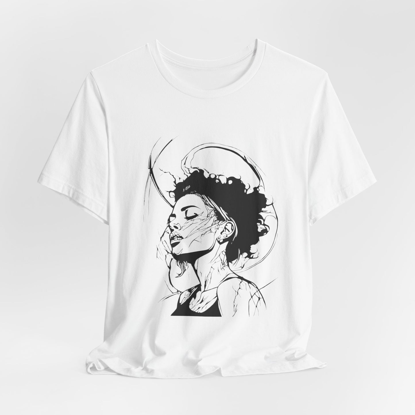 Halo & Smoke (T-Shirt) | Fallen Grace Graphic Tee | Bumper Karma