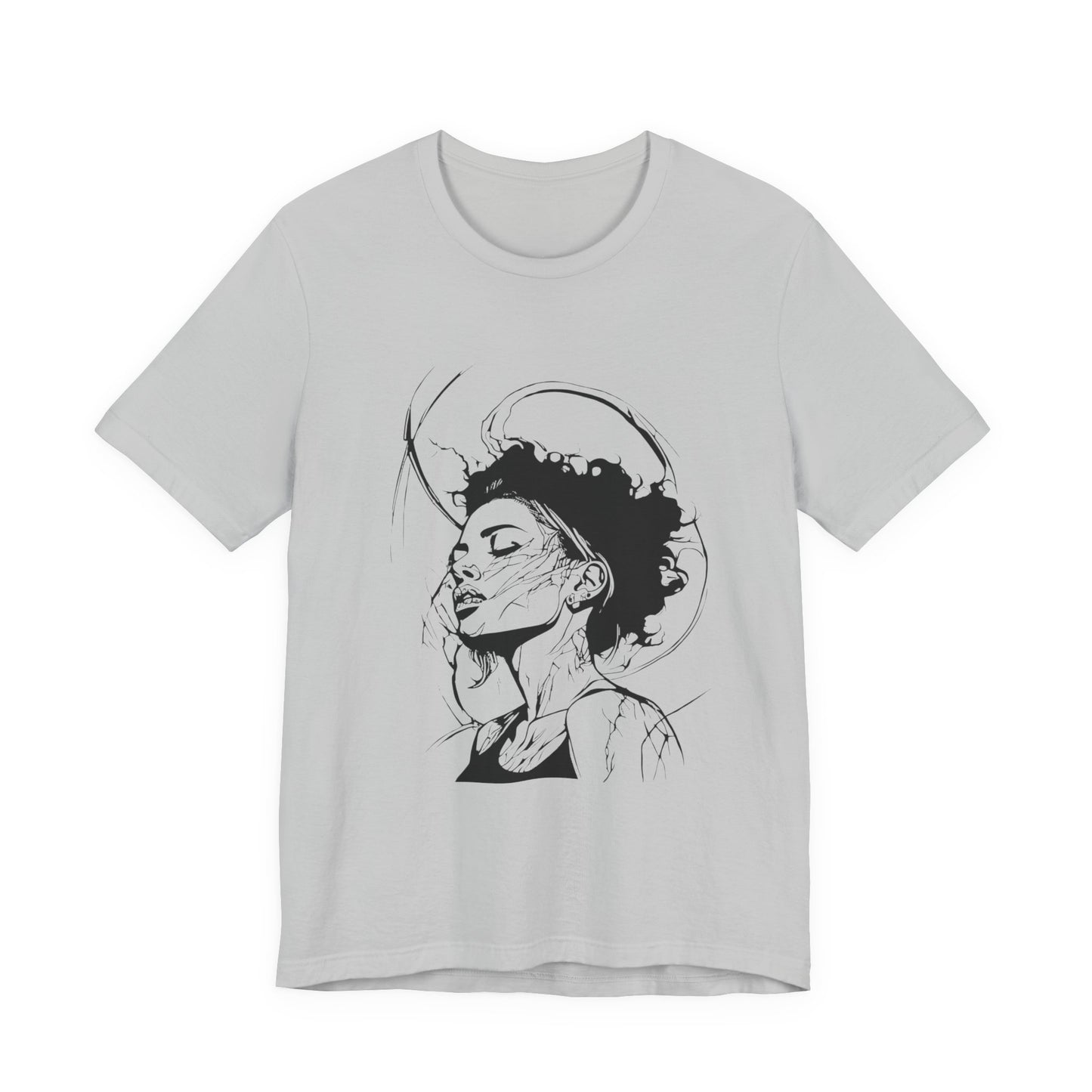 Halo & Smoke (T-Shirt) | Fallen Grace Graphic Tee | Bumper Karma