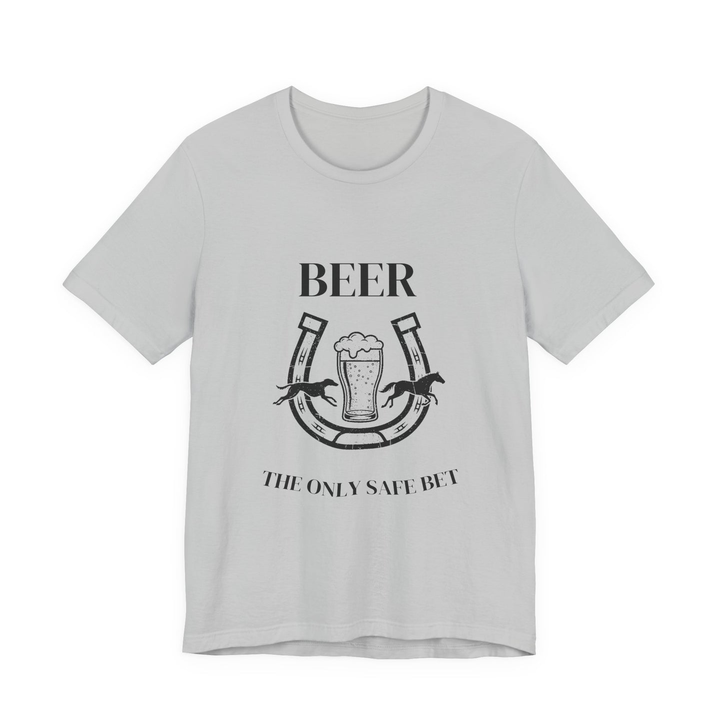 Beer: The Only Safe Bet – Lucky Horseshoe Tee