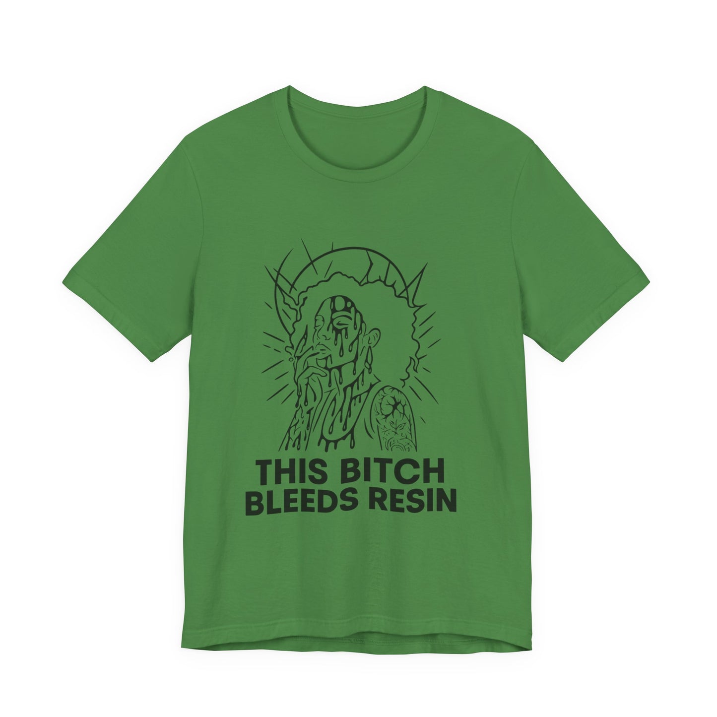 This Bitch Bleeds Resin (T-Shirt) | Garage Grind Graphic Tee | Bumper Karma