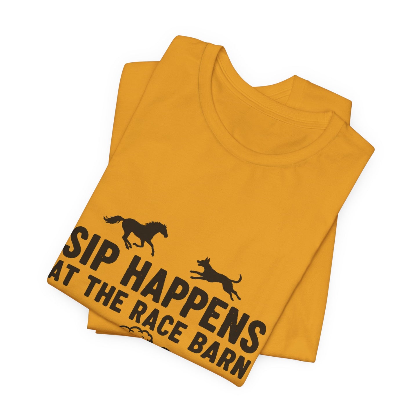 Sip Happens at the Race Barn Tee — Horse Racing Beer T-Shirt