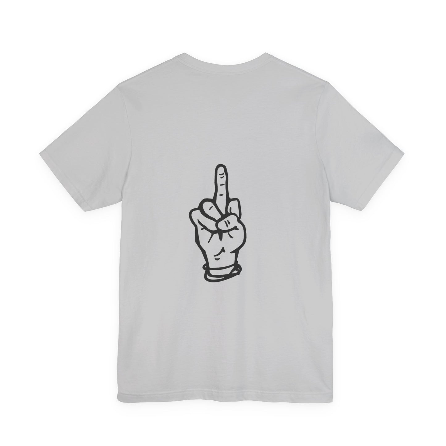 Middle Finger Hand (T-Shirt) | Unbothered Energy Graphic Tee | Bumper Karma