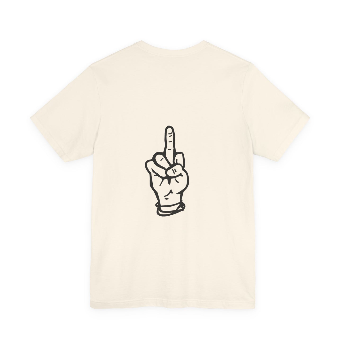 Middle Finger Hand (T-Shirt) | Unbothered Energy Graphic Tee | Bumper Karma