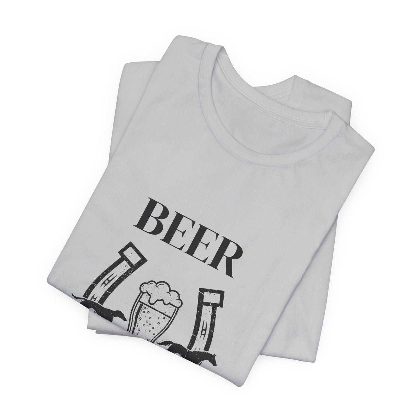 Beer: The Only Safe Bet – Lucky Horseshoe Tee