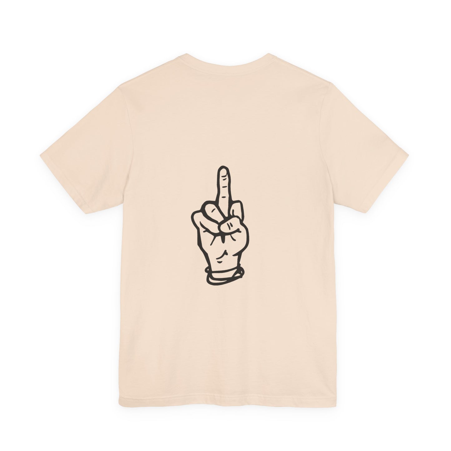 Middle Finger Hand (T-Shirt) | Unbothered Energy Graphic Tee | Bumper Karma