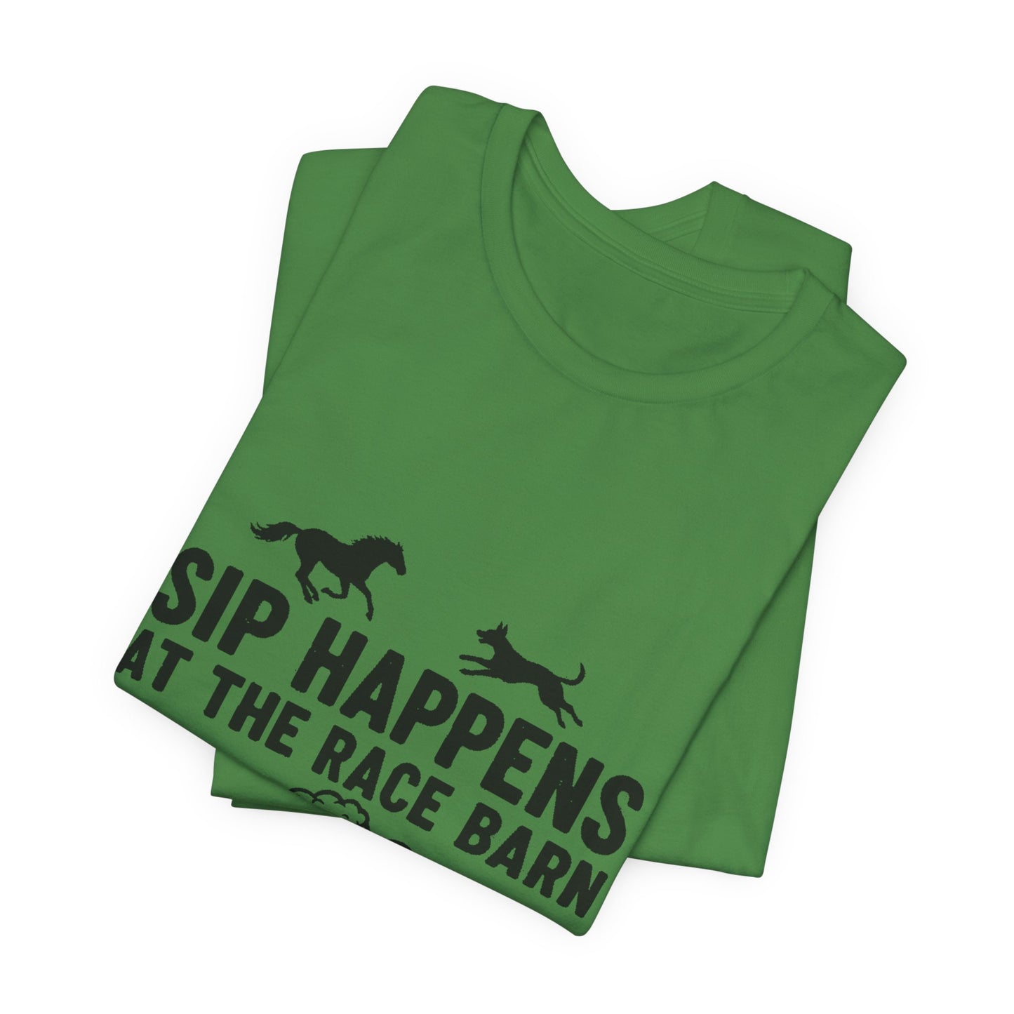 Sip Happens at the Race Barn Tee — Horse Racing Beer T-Shirt