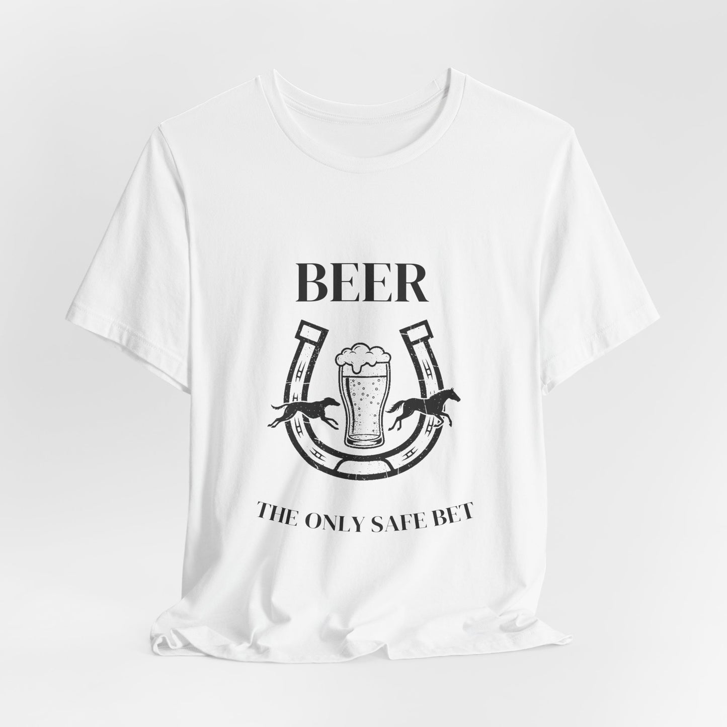 Beer: The Only Safe Bet – Lucky Horseshoe Tee