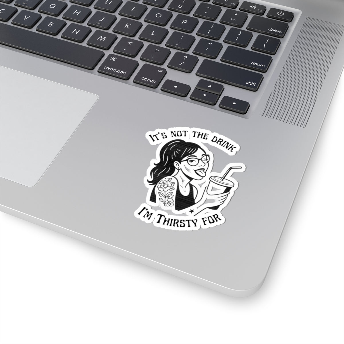Just Looking For My Straw (Sticker) | Dark Humor Vinyl Decal | Bumper Karma