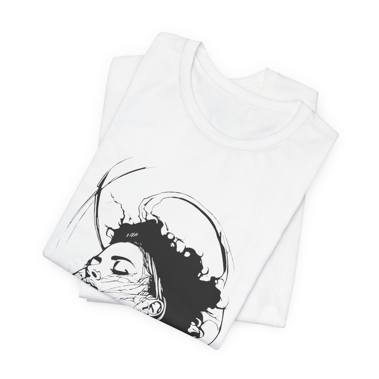 Halo & Smoke (T-Shirt) | Fallen Grace Graphic Tee | Bumper Karma