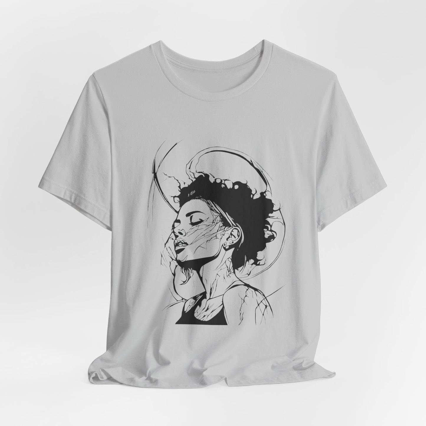 Halo & Smoke (T-Shirt) | Fallen Grace Graphic Tee | Bumper Karma