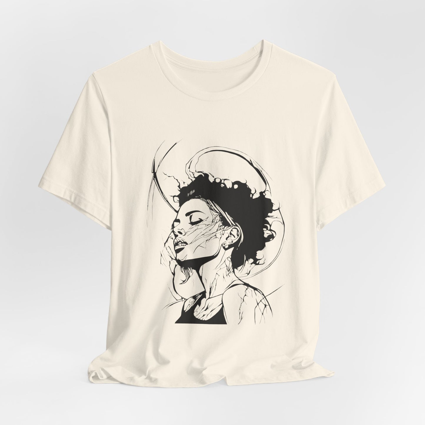 Halo & Smoke (T-Shirt) | Fallen Grace Graphic Tee | Bumper Karma