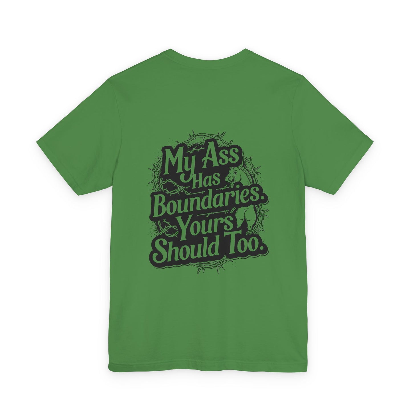 My Ass Has Boundaries – Back TF Up Tee | Bold Attitude Shirt for Women | Bumper Karma