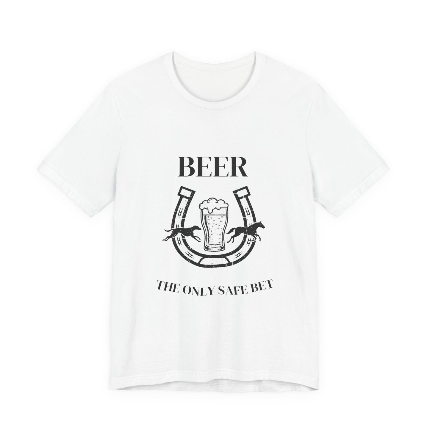 Beer: The Only Safe Bet – Lucky Horseshoe Tee