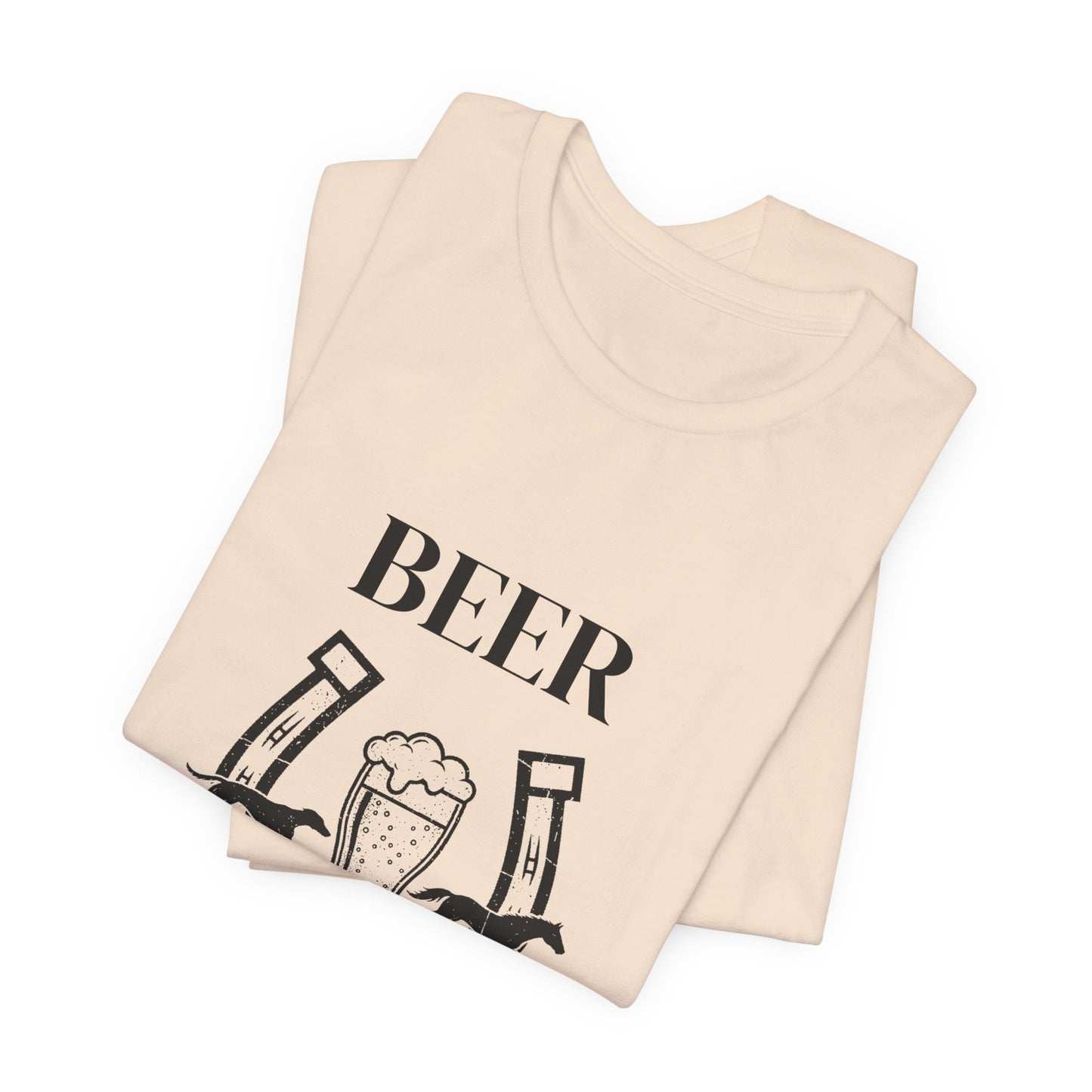 Beer: The Only Safe Bet – Lucky Horseshoe Tee