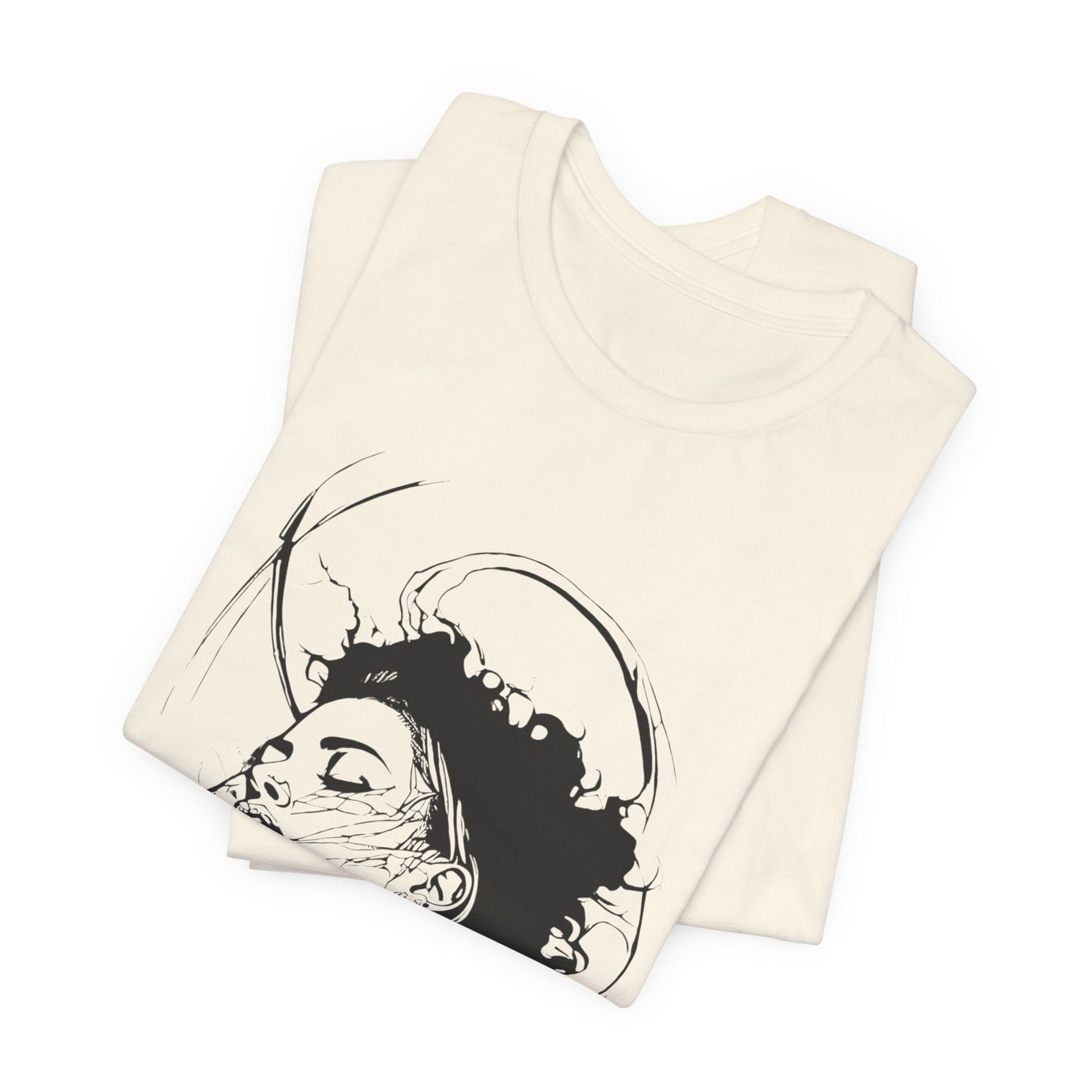 Halo & Smoke (T-Shirt) | Fallen Grace Graphic Tee | Bumper Karma