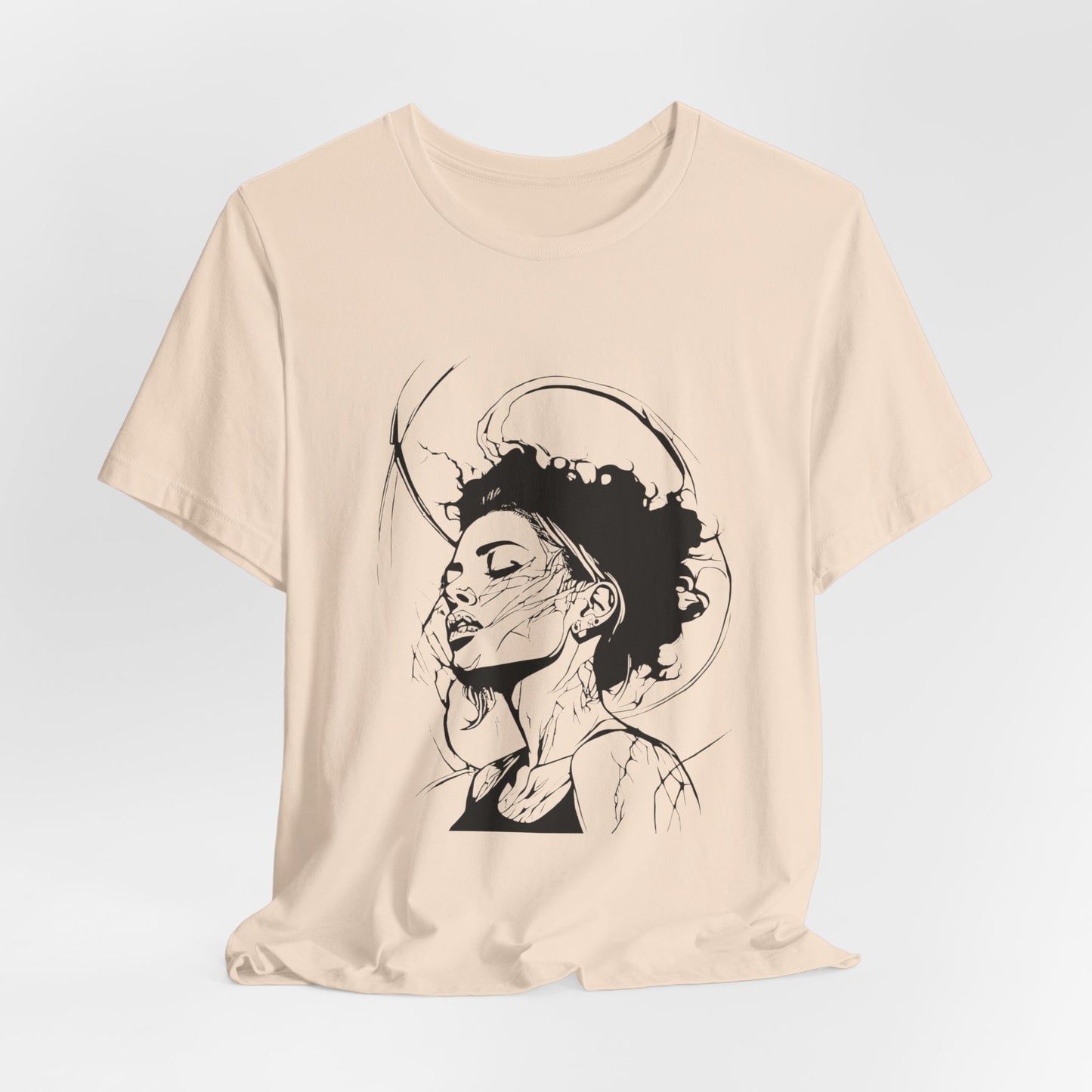 Halo & Smoke (T-Shirt) | Fallen Grace Graphic Tee | Bumper Karma