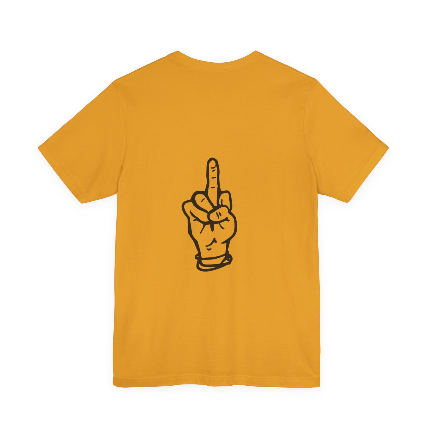 Middle Finger Hand (T-Shirt) | Unbothered Energy Graphic Tee | Bumper Karma